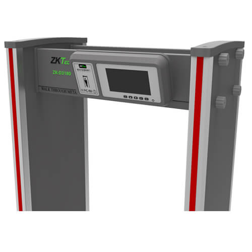 Portique détecteur de métaux ZK-D3180 à 18 zones